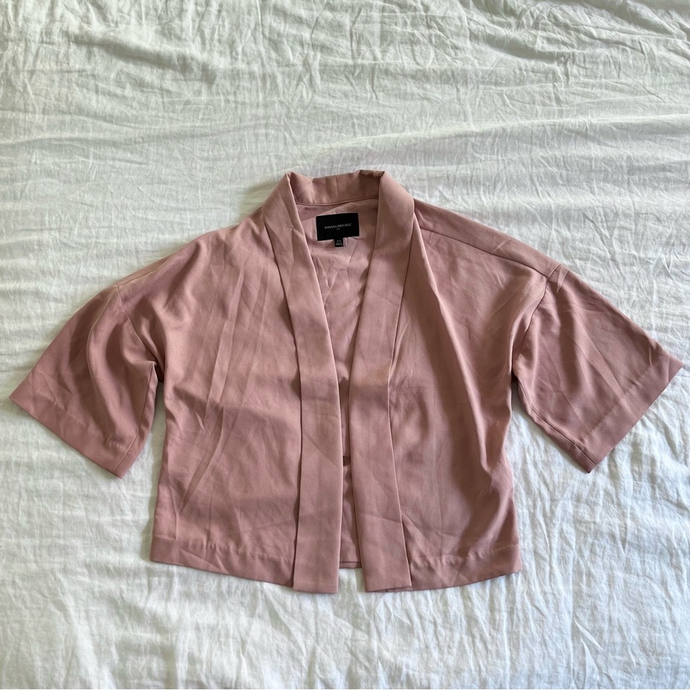Banana Republic Factory Dusty Rose Kimono Jacket - Picture 2 of 6